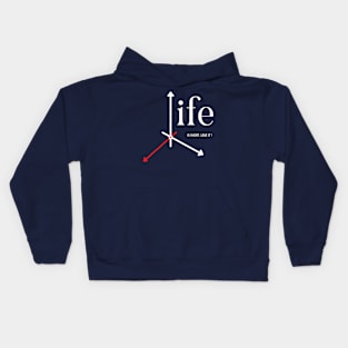 Life is Short, Love it Kids Hoodie